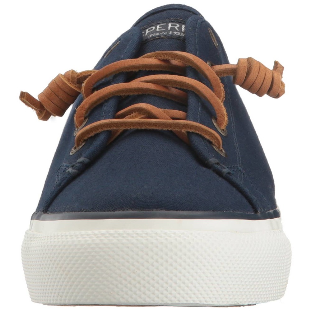 Sperry Top Sider Crest Vibe Canvas Sneakers Navy Women's Size 5M